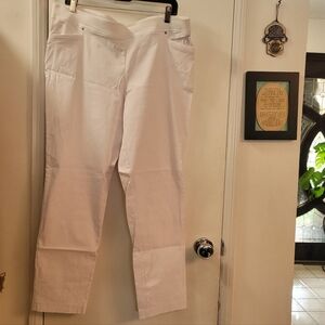Elegant White Women's Pants